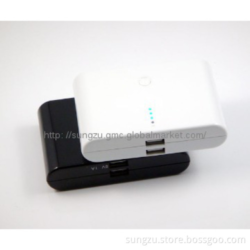 2014 Dual USB power bank external mobile phone charger